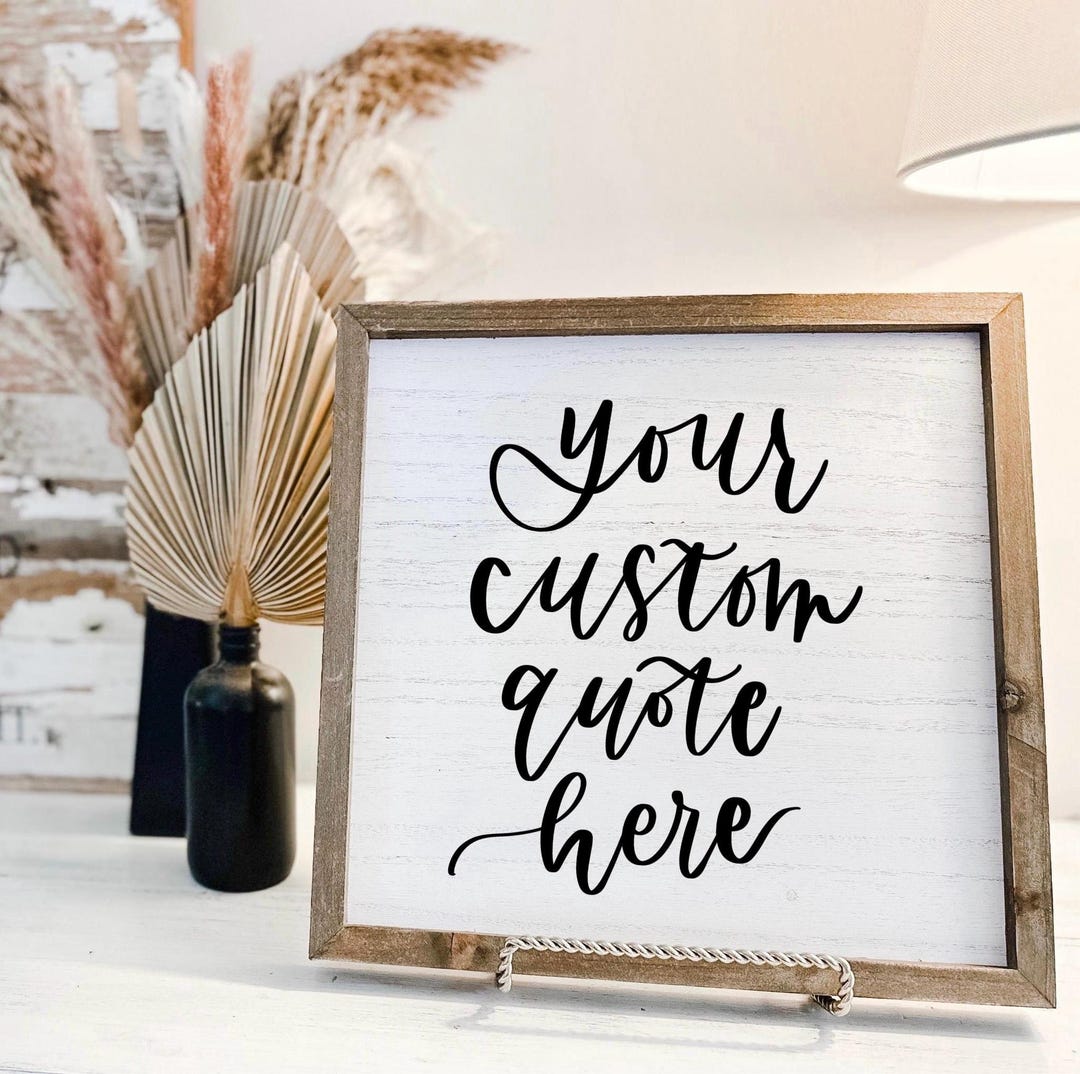 12x12 Create Your Own Sign - Etsy