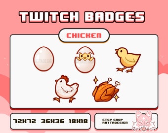 Odznaki Chicken Sub dla Twitcha