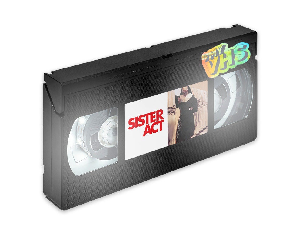 Sister Act Retro My Vhs Lamp 70's/80's/90's, Art Work, Top Quality Amazing Gift For Any Movie Cinema