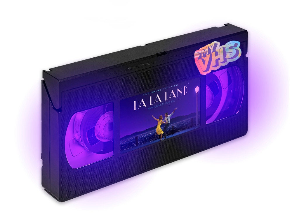 La La Land Retro My Vhs Lamp 70's/80's/90's, Art Work, Top Quality Amazing Gift For Any Movie Cinema