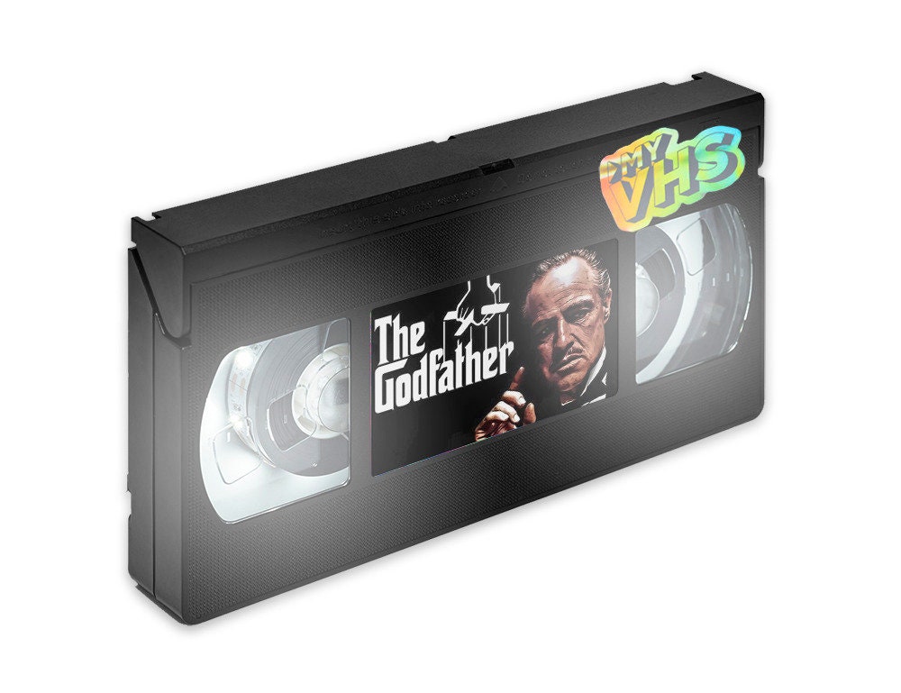 Le Parain | The Godfather Retro My Vhs Lamp 70's/80's/90's, Art Work, Top Quality Amazing Gift For A