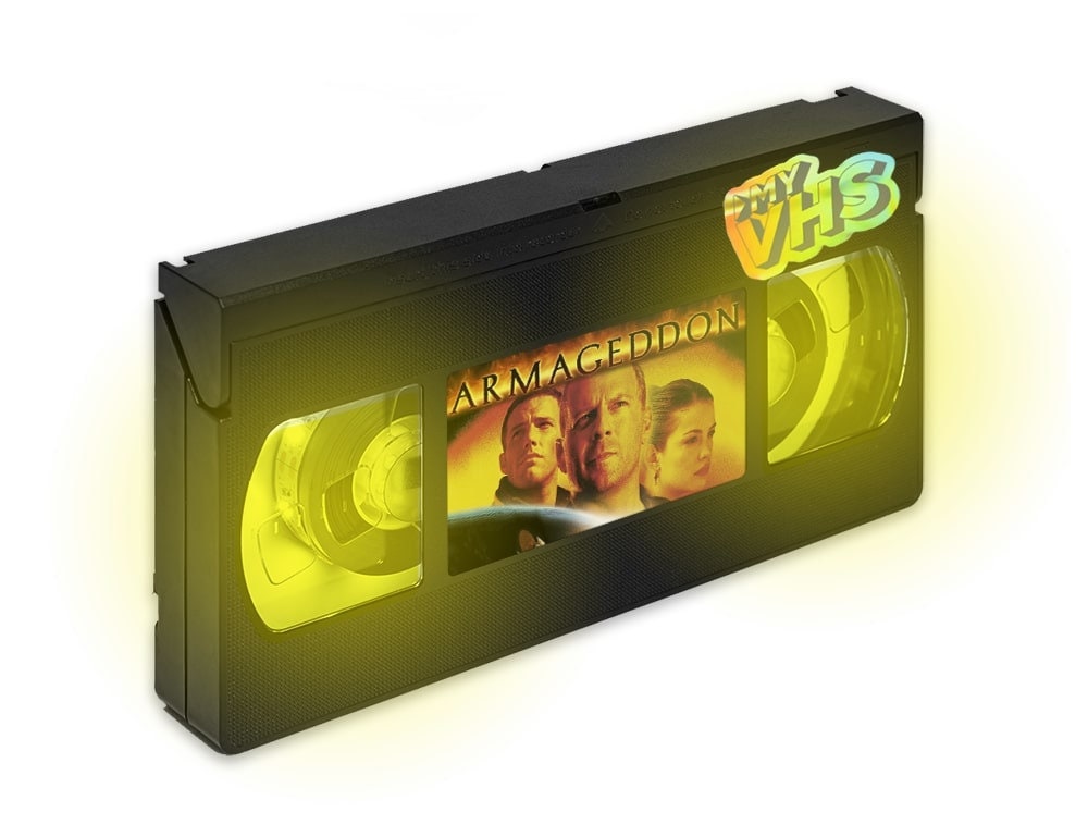 Armageddon Retro My Vhs Lamp 70's/80's/90's, Art Work, Top Quality Amazing Gift For Any Movie Cinema