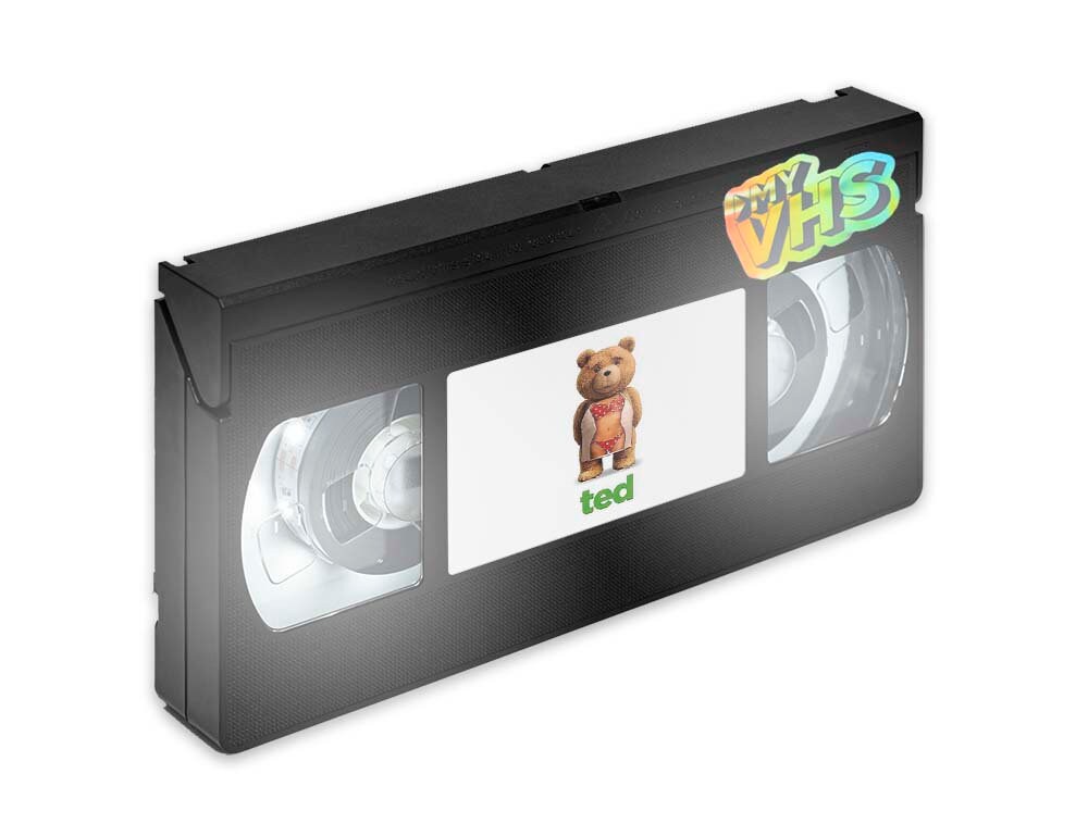 Ted Retro My Vhs Lamp 80's/90's, Art Work, Top Quality Amazing Gift For Any Movie Cinema Fan & Geek