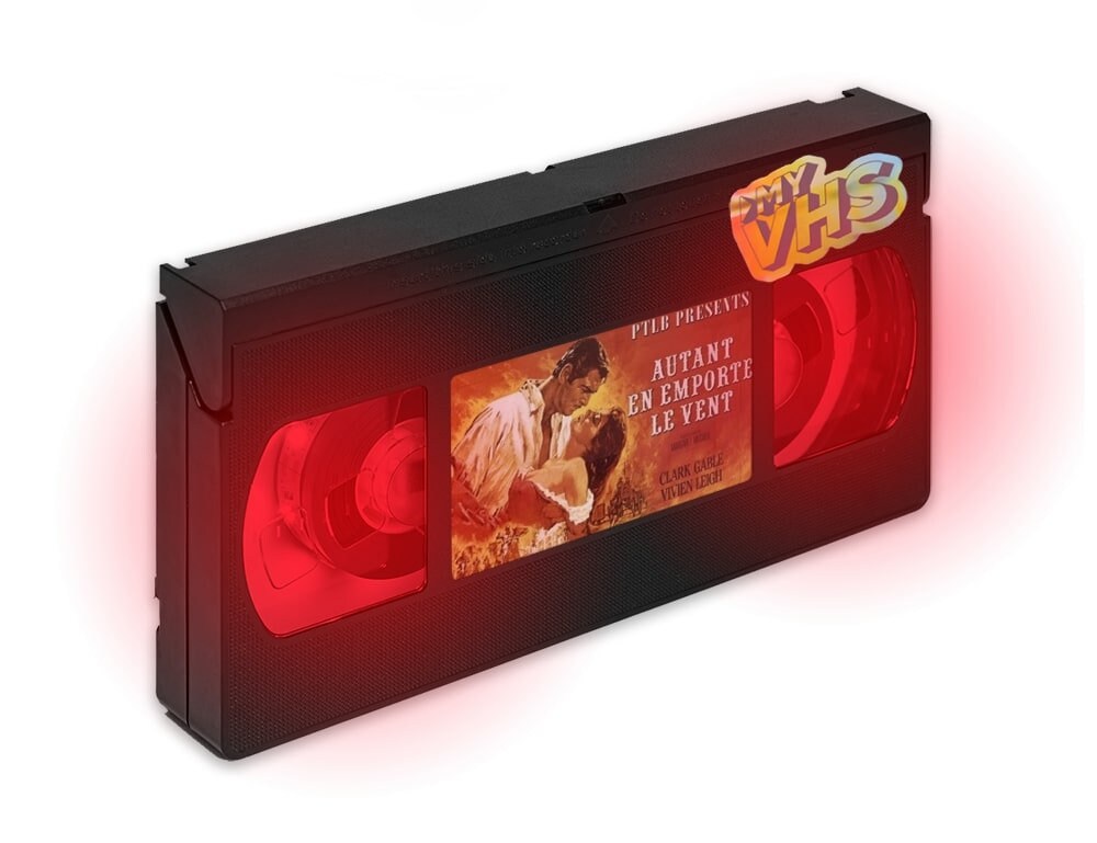 Autant Emporte Le Vent | Gone With The Wind Retro My Vhs Lamp 70's/80's/90's, Art Work, Top Quality 