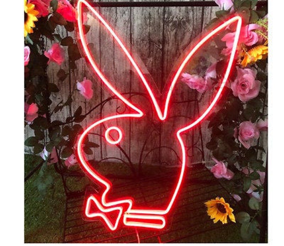 Playboy Neon Sign. Neon sign bunnyPlayboy bunny neonPlayboy | Etsy