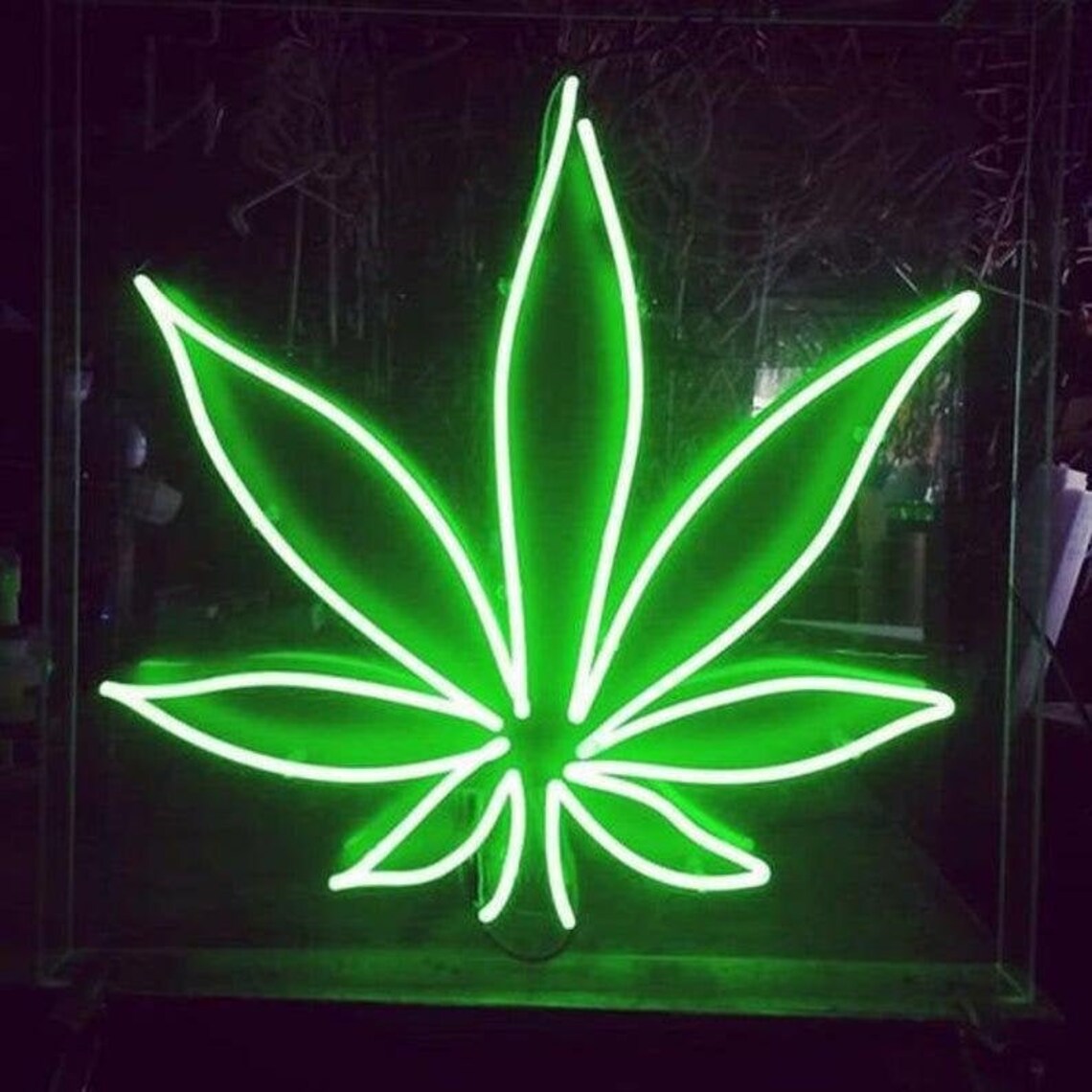 Marijuana Neon Sing. Weed Neon Sign. Cannabis Leaf Neon Sign. | Etsy