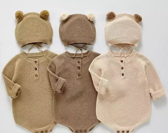 Details about / Baby Romper Baby Boy Knitted Romper Organic Clothes Baby Shower Gift Nautical