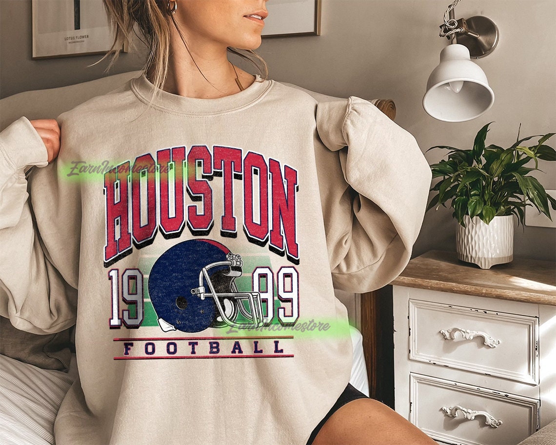 Houston Crewneck Sweatshirt, Football Houston Shirt, Houston Fan Crewneck Shirt, Houston SHIRT, Football Sweatshirt ,Football
