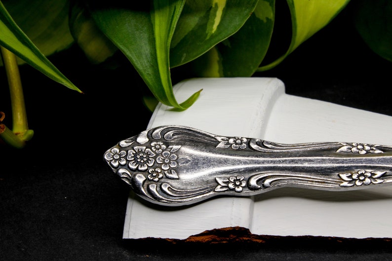 vintage rings Unique Spoon Ring handmade Cecilia stainless steel Spoon rings floral rings Shop Wild Hope silverware rings