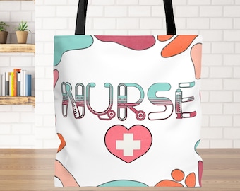 Nurse Tote Bag: Medical Design, Nursing Student Gift