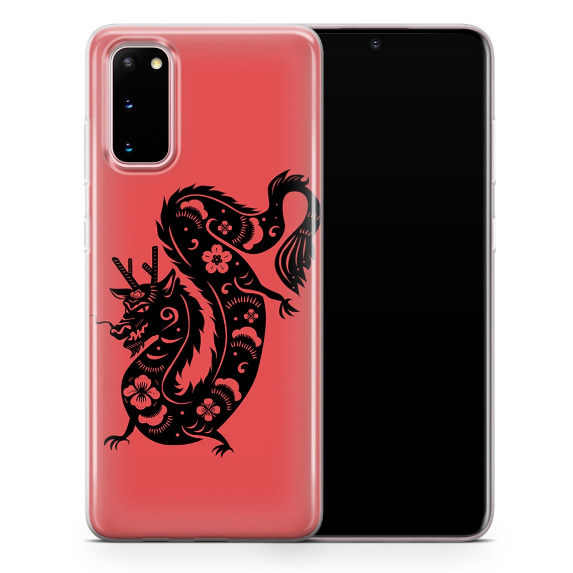 Oriental Dragon Print Phone Case Samsung A10 Samsung A11 | Etsy