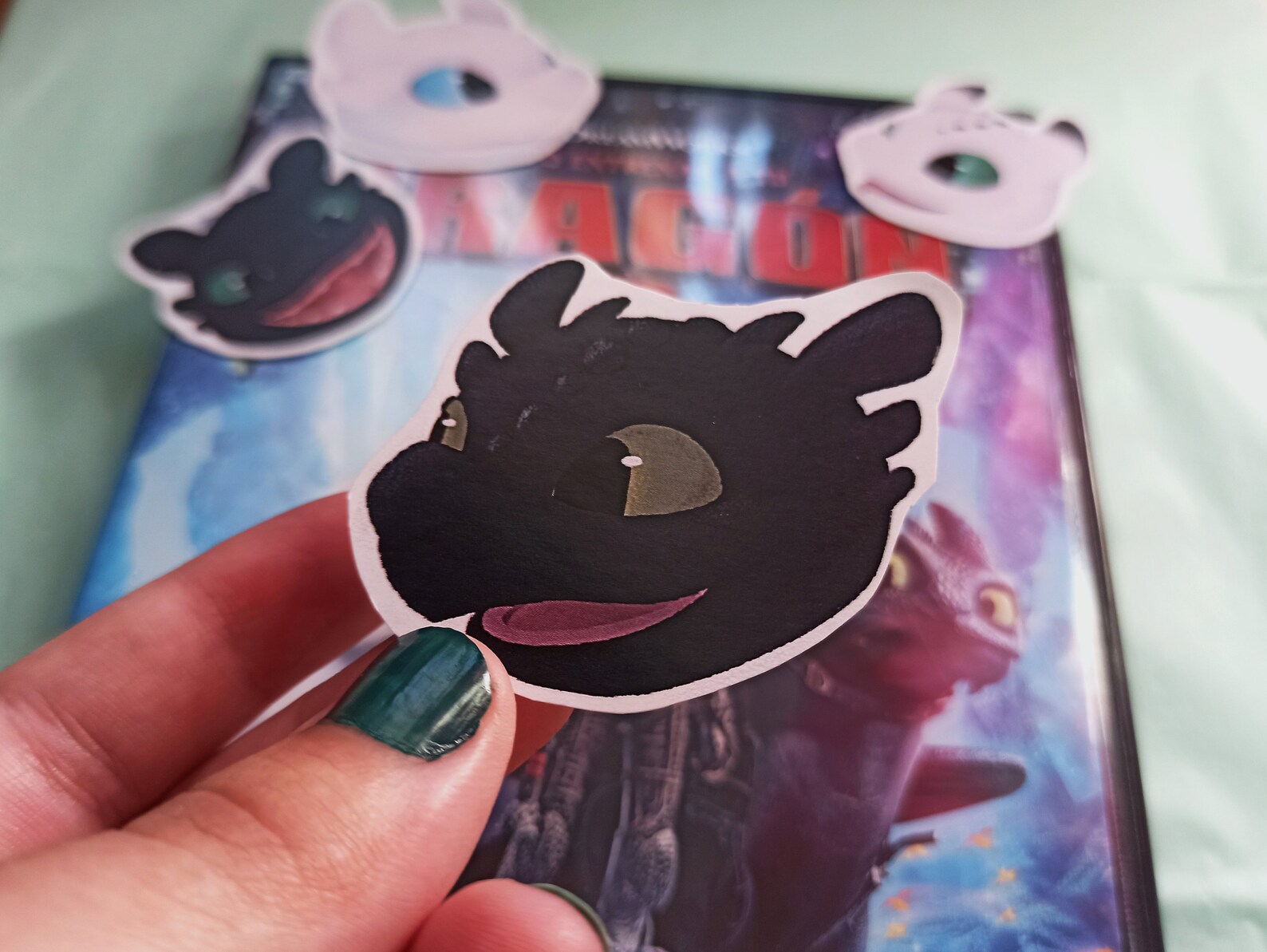Stickers How to train your Dragon Toothless Lightfury Etsy