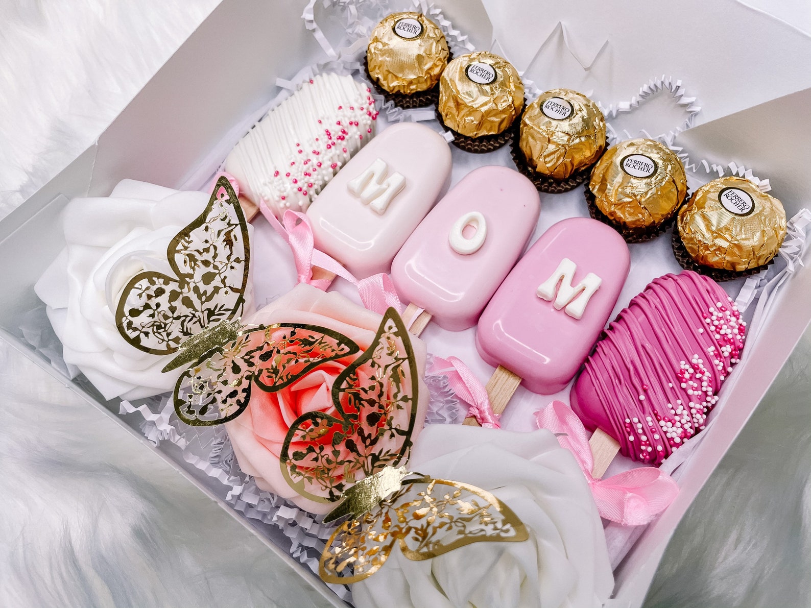 Mothers Day Cakesicle Treat Box/ Cakesicles / Mothers Day Etsy