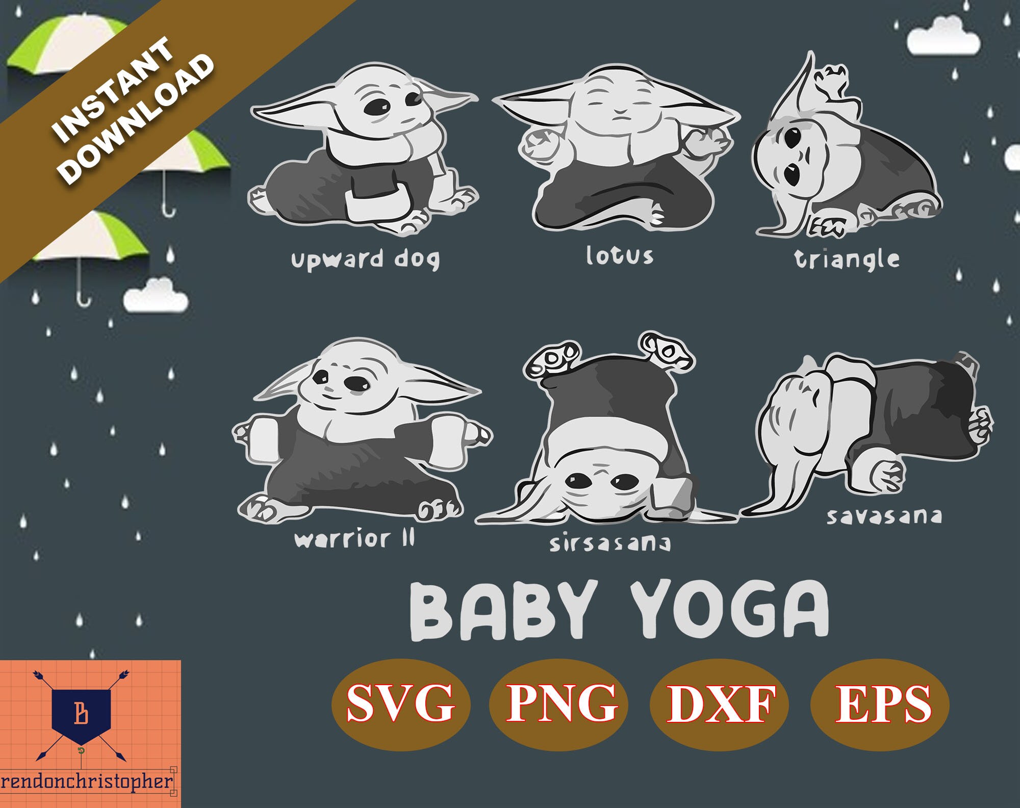 Baby Yoda svg Baby Yoda Tumbler svg Yoda Starbucks svg ...