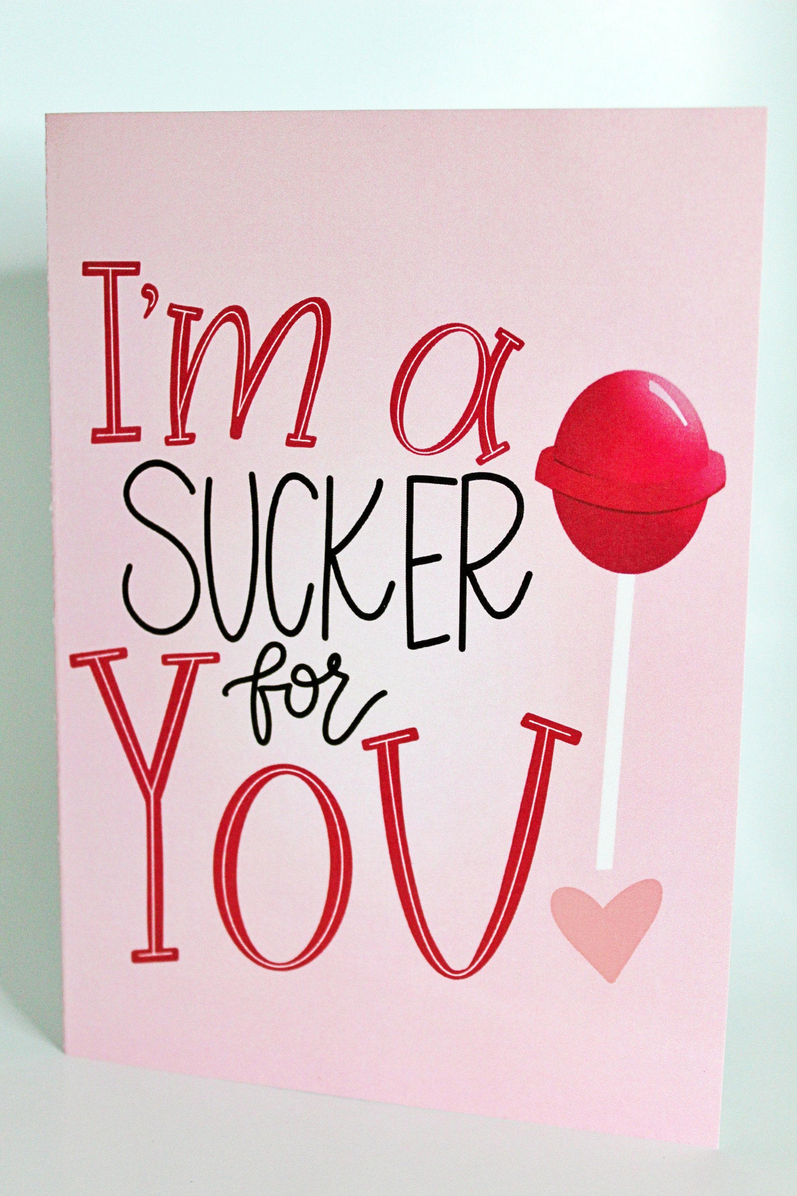 I'm a Sucker for You Card | Etsy