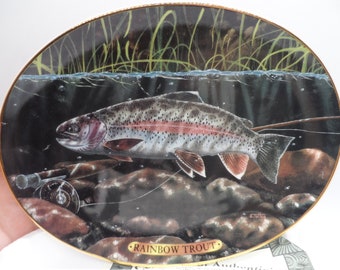 Vintage The Bradford Exchange "Rainbow Trout" Collectible Plate