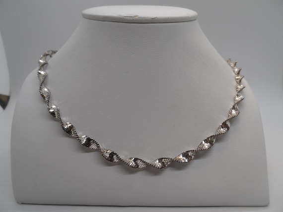 Napier silver best sale necklace