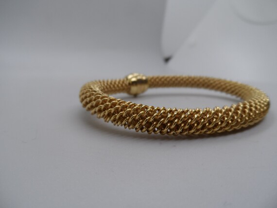 Vintage 1980's 18K Gold Bracelet - image 4