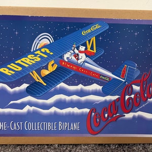 Vintage 1997 Coca Cola Die Cast Sammler Doppeldecker