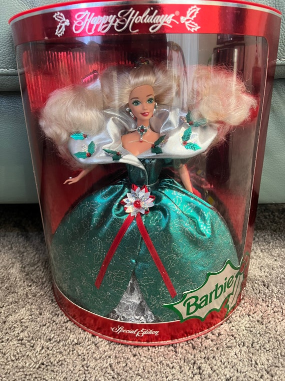 Special Edition Barbie “happy Holidays” #14123 - Etsy
