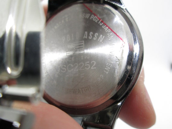 Reloj polo club stainless steel back hotsell