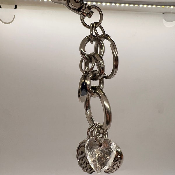 Vintage Silver Toned Kathy Van Zeeland Keychain