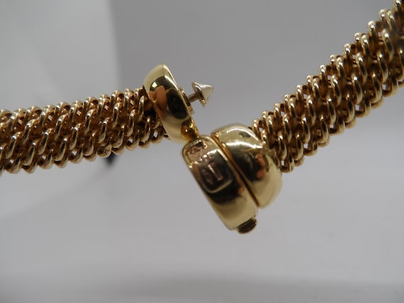 Vintage 1980's 18K Gold Bracelet - image 9