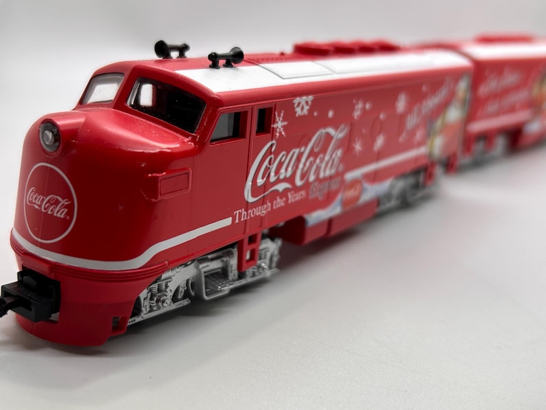 Coca Cola Train Collection Coca-cola Express Hawthorne Village Train Set Locomotive With Car