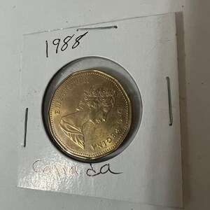 Vintage 1988 Canadian Dollar