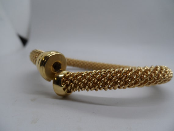 Vintage 1980's 18K Gold Bracelet - image 6