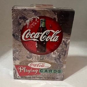 Vintage 1998 Coca Cola Playing Cards