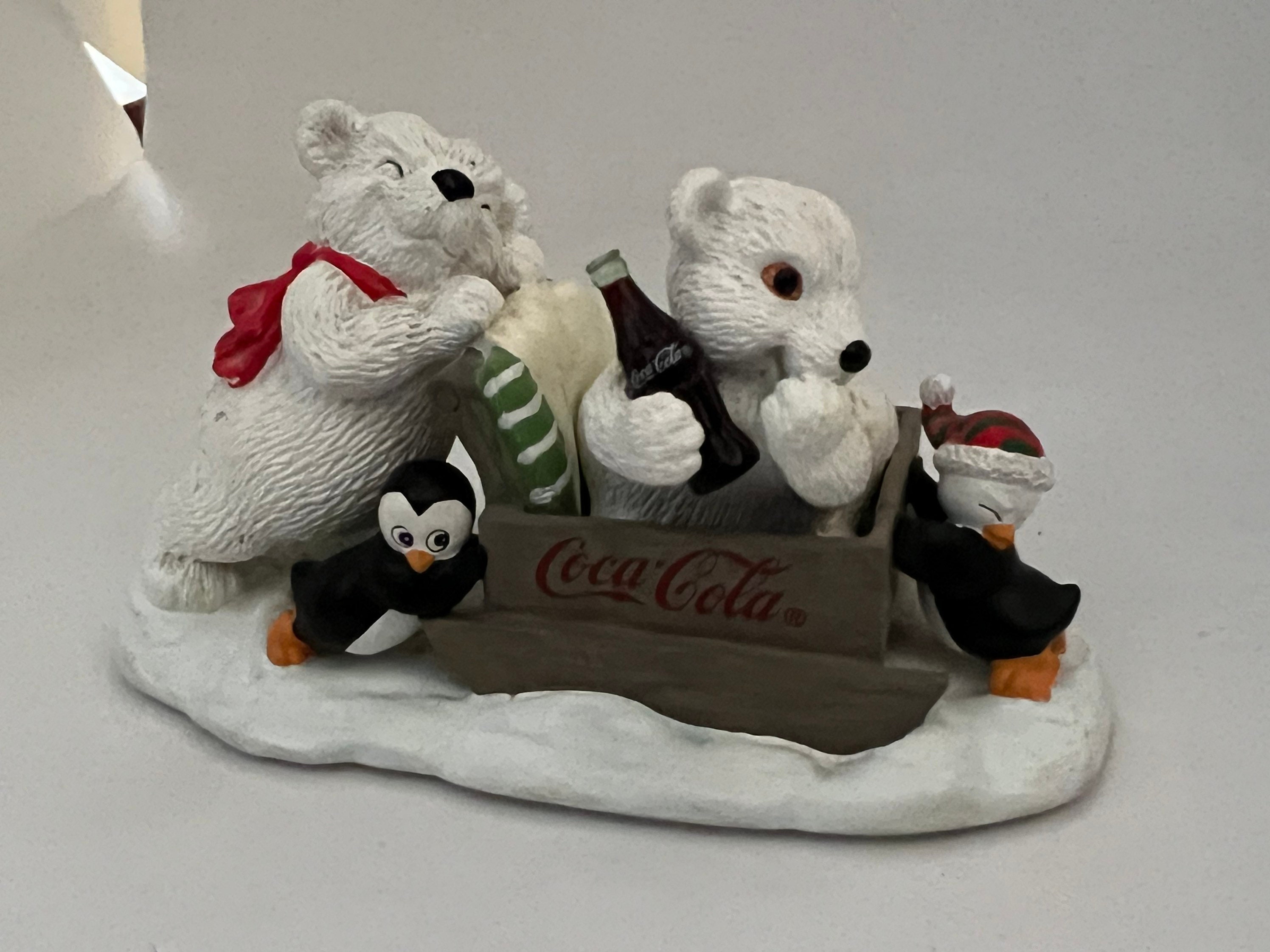 Vintage Coca Cola Polar Bear Cubs “on Your Mark, Get Set, Go” HN0601 - Etsy
