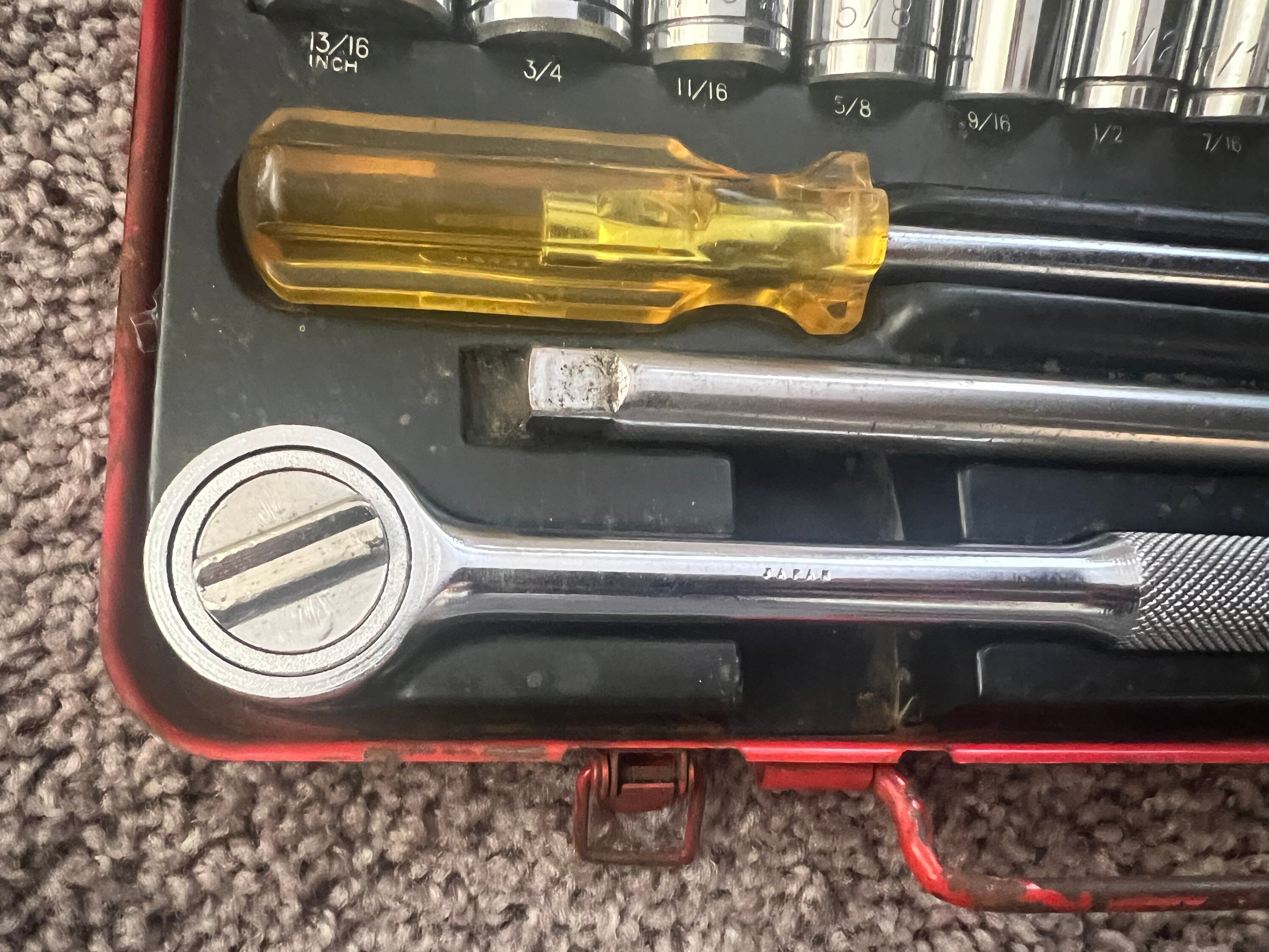 Vintage S.A.E Kmart Socket Wrench Set Etsy