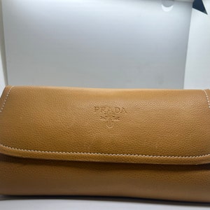 Bolso vintage de cuero color canela
