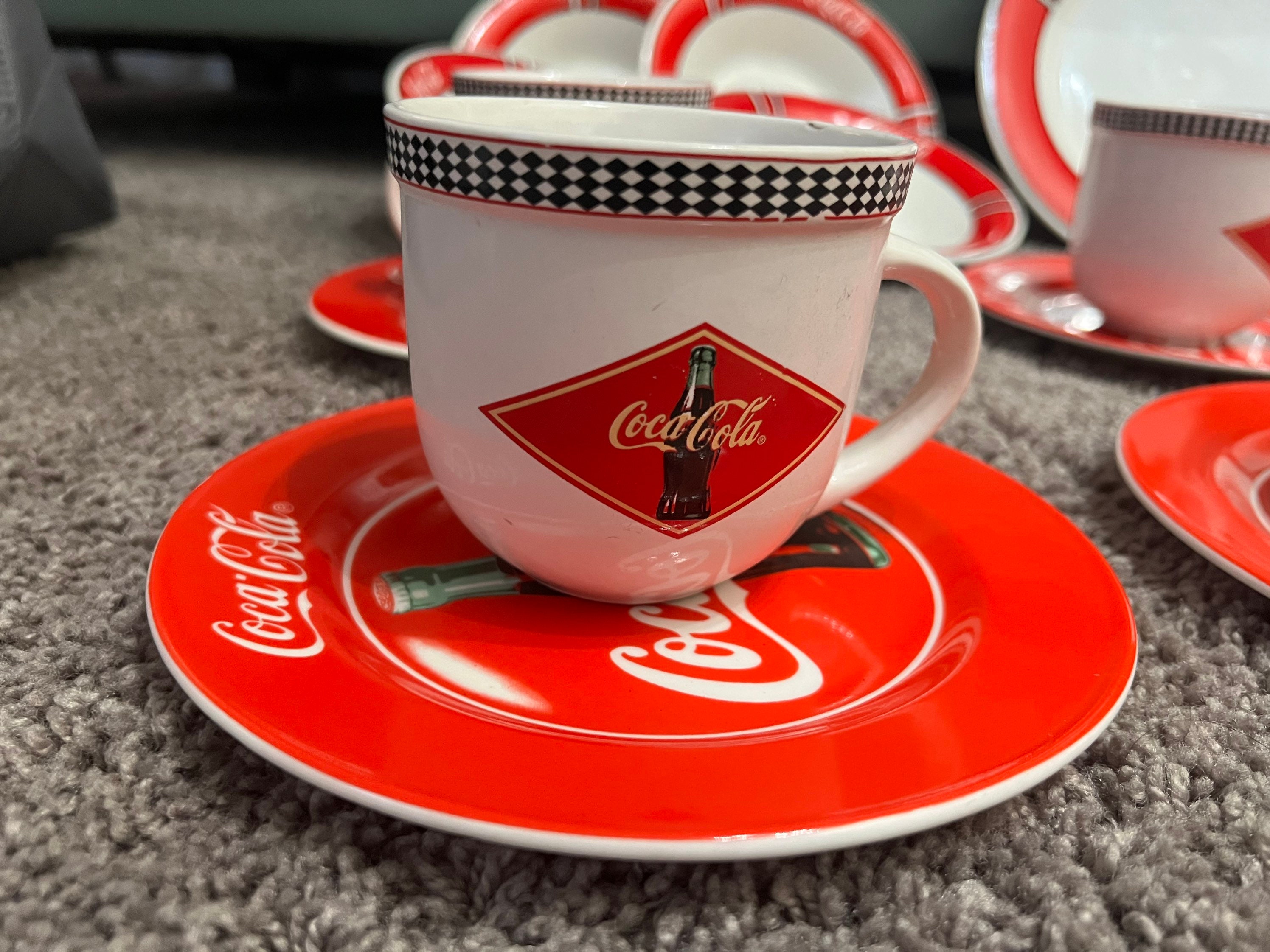 Vintage Coca Cola Gibson Dinnerware and Mug 15 Piece Set - Etsy