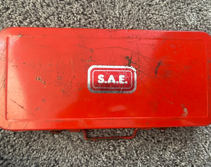 Vintage S.A.E Kmart Socket Wrench Set Etsy