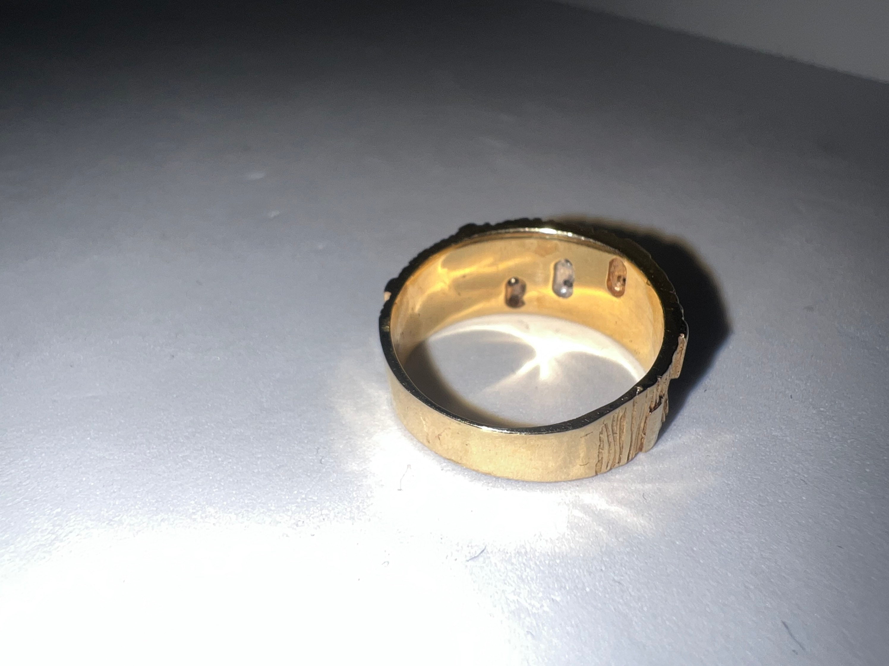 18K Sadie Textured Ring