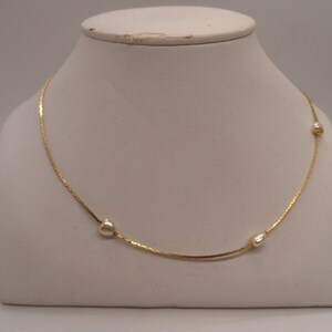Vintage Korean Gold Tone Necklace