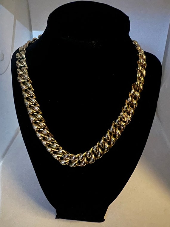 Vintage Gold Toned Chain Necklace