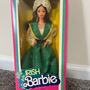 Vintage Irish Barbie Mattel 7517 1983 Etsy India