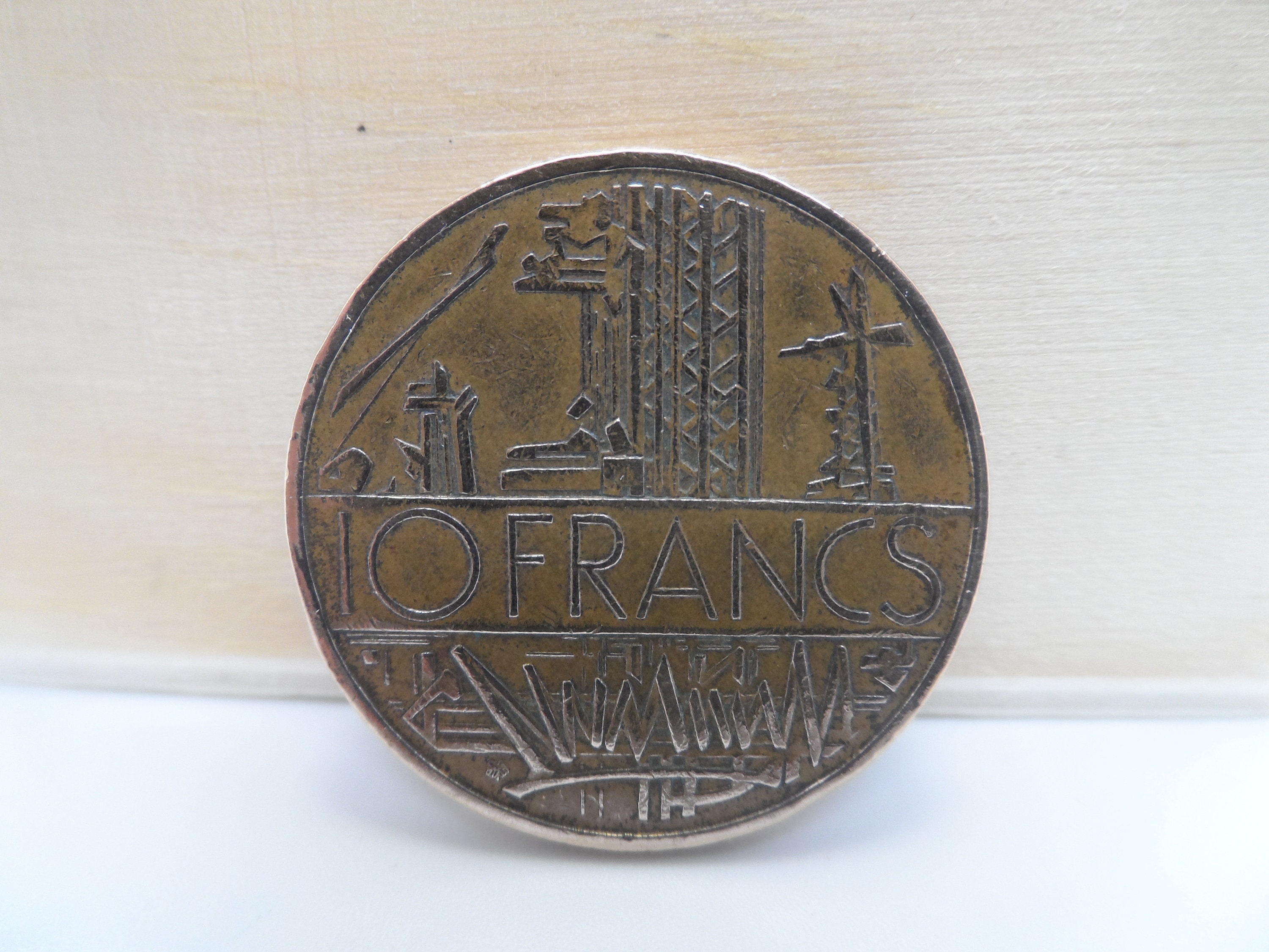 France 10 Francs Coin Bronze/copper World Coin Dated 1978, Vintage French Currency, Perfect for