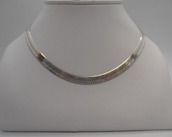 Vintage 925 Silver Italy Necklace, 19.7 grams, 5.29mm wide, 20" Long