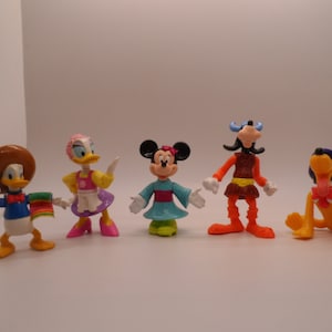 Vintage Disney PVC Figurines, Set of 5, Late 1990&#39;s