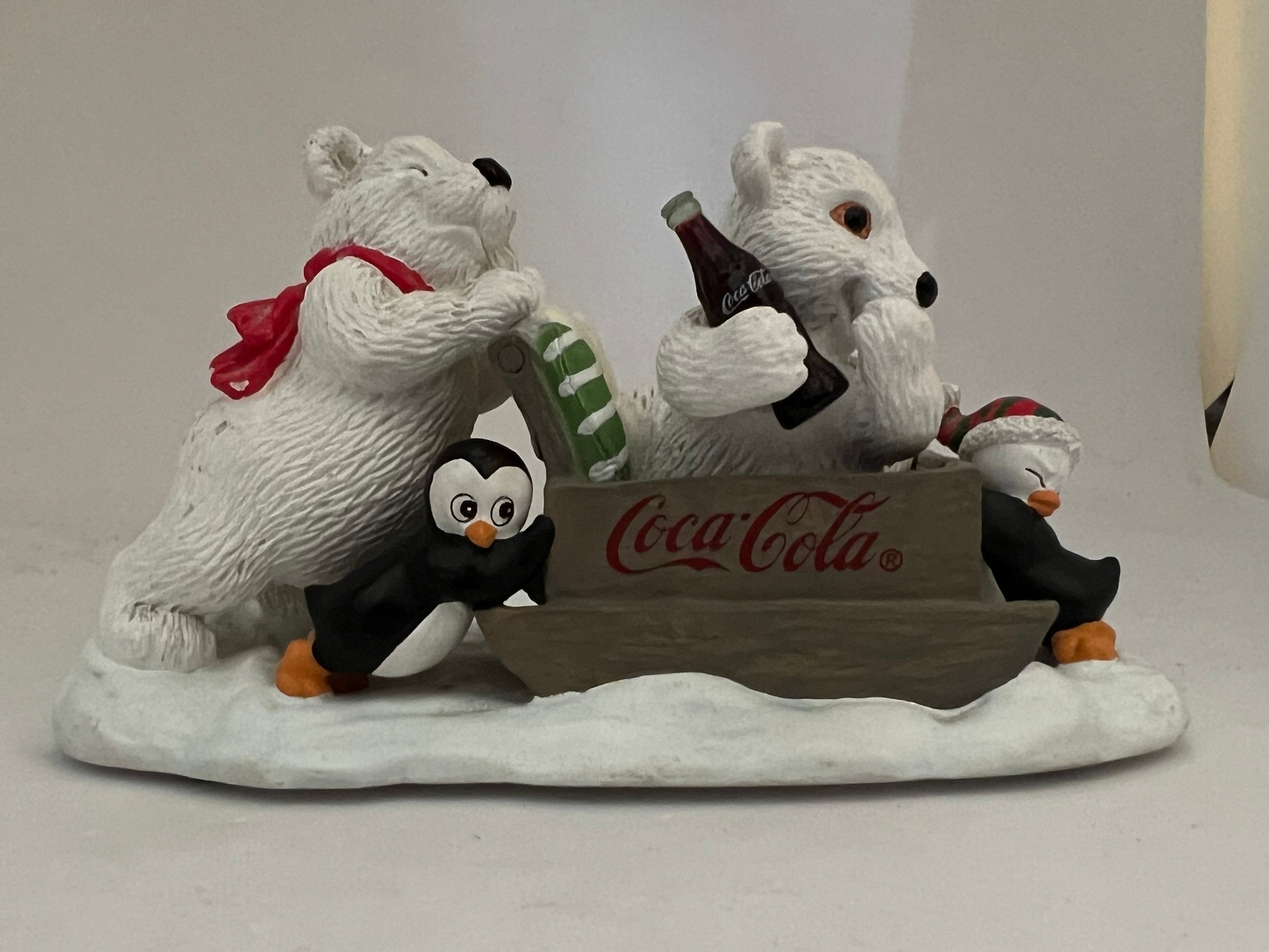 Vintage Coca Cola Polar Bear Cubs “on Your Mark, Get Set, Go” HN0601 - Etsy