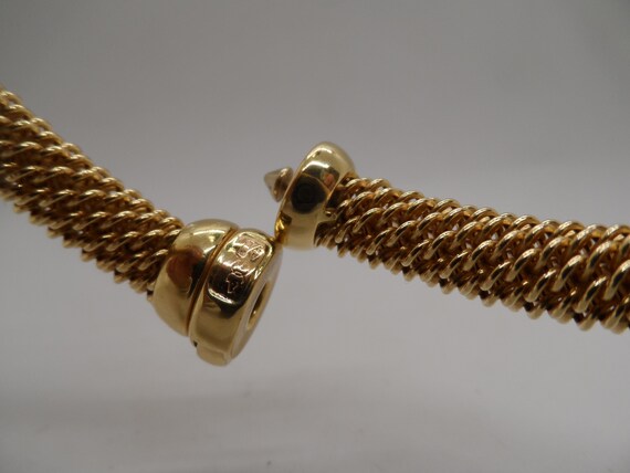 Vintage 1980's 18K Gold Bracelet - image 8