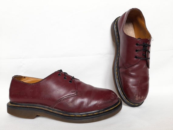 Dr Martens Cherry Red Oxford Shoes 