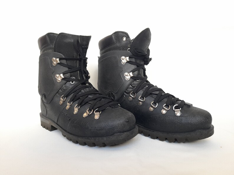 Vintage 80s Raichle Mountaineering Boots Hiking Shoes Size 41 ,UK 8 ,US ...