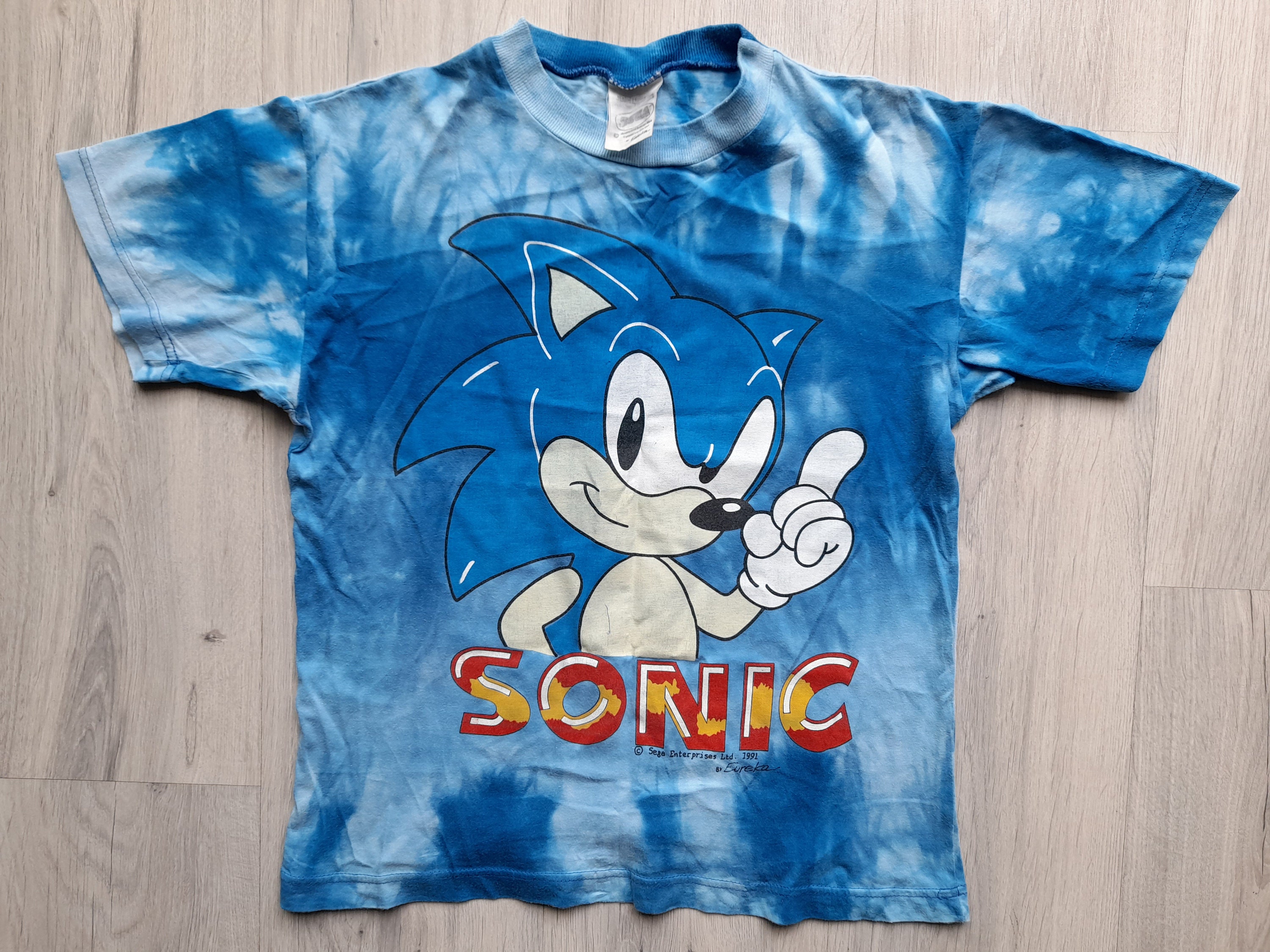 Anime tshirt sonic hedgehog door sega spel Kleding Jongenskleding Tops & T-shirts T-shirts T-shirts met print 