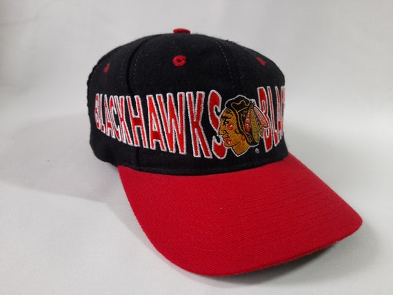Vintage 90s Chicago Blackhawks Cap Hat 