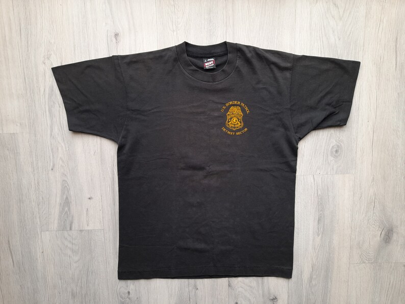 Border Patrol Shirt single Stitch Tee 